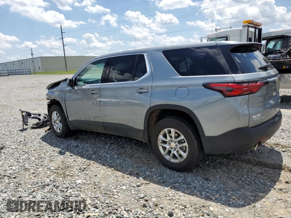2023 Chevrolet Traverse LS with VIN 1GNERFKW8PJ278754, listed as a Copart auction lot 56452164 with 18,627 mi miles and Salvage Title. Bid and sale history available at carsss.com. Image 2.