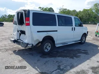 2014 Chevrolet Express Passenger 1LT with VIN 1GAZGYFG8E1130432, listed as a IAAI auction lot 42487756 with 176,418 mi miles and . Bid and sale history available at DreamBid. Image 4.