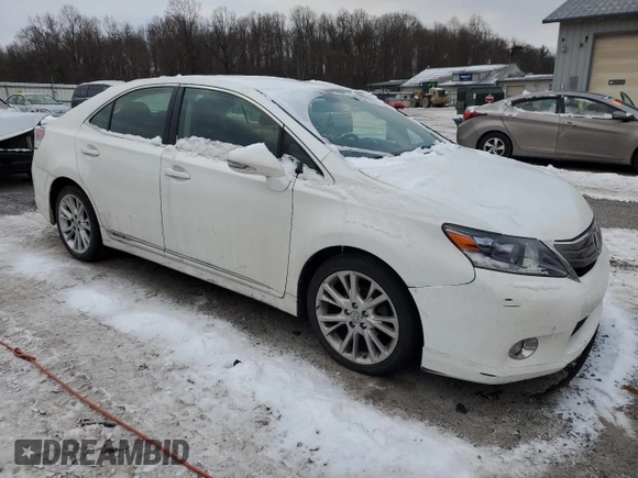 2010 Lexus HS 250h with VIN JTHBB1BA5A2018075, listed as a Copart auction lot 87091654 with 137,579 mi miles and Salvage Title. Bid and sale history available at DreamBid. Image 4.