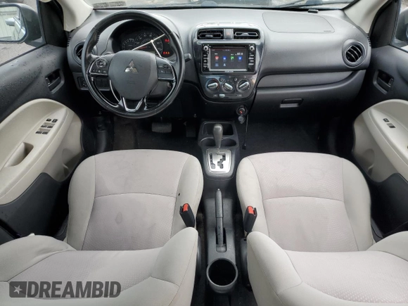 2017 Mitsubishi Mirage ES z VIN ML32F3FJ5HHF18228, wystawiony jako Copart lot #55814975 z przebiegiem 81 565 mil mil oraz Szkody całkowita. Historia ofert i sprzedaży dostępna na DreamBid. Obrazek 8.