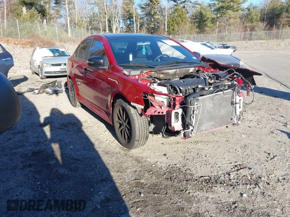 2017 Mitsubishi Lancer ES with VIN JA32U2FU3HU012181, listed as a IAAI auction lot 41225105 with 90,039 mi miles. Bid and sale history available at carsss.com. Image 1.