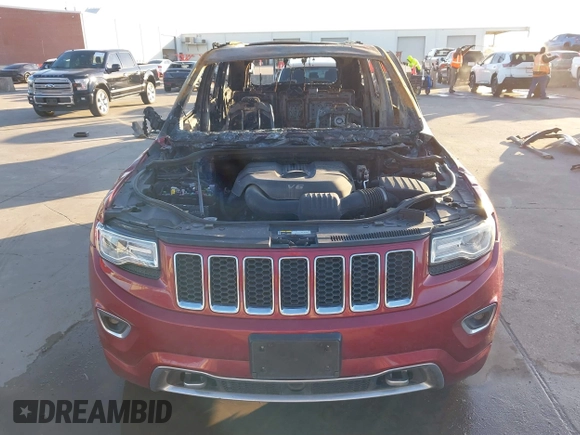 2014 Jeep Grand Cherokee Overland with VIN 1C4RJECG0EC500692, listed as a IAAI auction lot 41771102 with 1 mi miles. Bid and sale history available at carsss.com. Image 13.