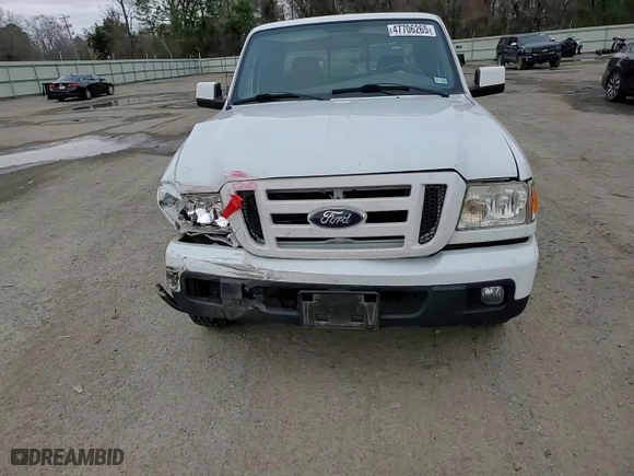 2006 Ford Ranger XL with VIN 1FTYR14U76PA29152, listed as a Copart auction lot 47706265 with 105,746 mi miles and Salvage Title. Bid and sale history available at carsss.com. Image 10.