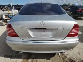 2003 Mercedes-Benz S-Class 4.3L with VIN WDBNG70J23A339178, listed as a Copart auction lot 72535094 with 0 mi miles and Salvage Title. Bid and sale history available at carsss.com. Image 6.