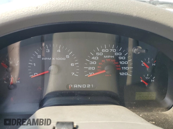 2006 Ford F-150 XLT with VIN 1FTPX14516FA86169, listed as a Copart auction lot 59601085 with 190,080 mi miles and Clean title. Bid and sale history available at DreamBid. Image 9.