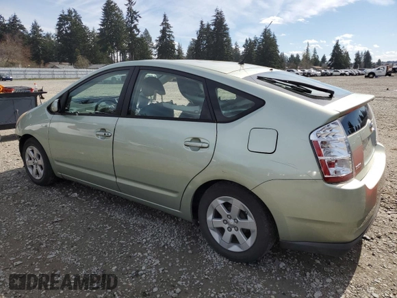 2006 Toyota Prius with VIN JTDKB20U567529493, listed as a Copart auction lot 50096025 with 121,500 mi miles and Salvage Title. Bid and sale history available at carsss.com. Image 2.