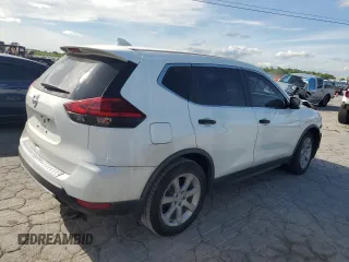 2017 Nissan Rogue S with VIN KNMAT2MT7HP613604, listed as a Copart auction lot 54550795 with 111,808 mi miles and Salvage Title. Bid and sale history available at DreamBid. Image 3.