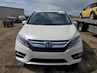 2018 Honda Odyssey EX-L z VIN 5FNRL6H68JB508942, wystawiony jako Copart lot #57323725 z przebiegiem 106 083 mil mil oraz Czysty tytuł • Clean title. Historia ofert i sprzedaży dostępna na DreamBid. Obrazek 5.