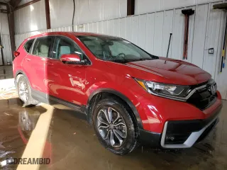 2022 Honda CR-V EX-L with VIN 7FARW1H87NE007613, listed as a Copart auction lot 49274015 with 25,621 mi miles and Salvage Title. Bid and sale history available at carsss.com. Image 4.