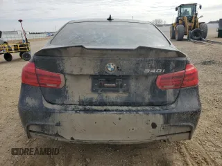 2017 BMW 3 Series 340i with VIN WBA8B3G34HNU36201, listed as a Copart auction lot 49166365 with Not Provided miles and Salvage Title. Bid and sale history available at carsss.com. Image 6.
