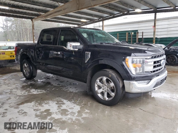 2021 Ford F-150 XL with VIN 1FTFW1E59MFC17844, listed as a Copart auction lot 48328155 with 61,852 mi miles and Salvage Title. Bid and sale history available at carsss.com. Image 4.
