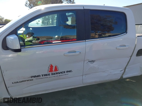 2020 Chevrolet Colorado 4WD Work Truck with VIN 1GCGTBEN9L1145963, listed as a IAAI auction lot 41196954 with 134,526 mi miles and . Bid and sale history available at DreamBid. Image 18.