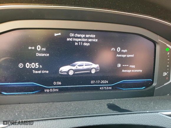 2020 Volkswagen Arteon SEL Premium R-Line with VIN WVWTR7AN5LE016983, listed as a Copart auction lot 64436704 with 45,753 mi miles and Salvage Title. Bid and sale history available at carsss.com. Image 9.