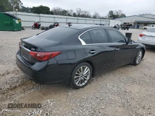 2020 Infiniti Q50 Luxe z VIN JN1EV7AR2LM252670, wystawiony jako Copart lot #45817375 z przebiegiem 69 305 mil mil oraz Szkoda całkowita • Salvage title. Historia ofert i sprzedaży dostępna na DreamBid. Obrazek 3.