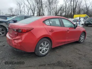 2014 Mazda 3 i SV with VIN JM1BM1T73E1194651, listed as a Copart auction lot 52598885 with 110,839 mi miles and Salvage Title. Bid and sale history available at DreamBid. Image 3.