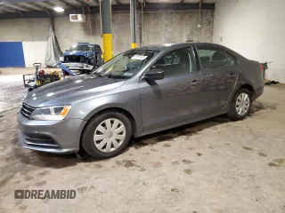 2015 Volkswagen Jetta S with VIN 3VW2K7AJ3FM413861, listed as a Copart auction lot 61868405 with 84,000 mi miles and Salvage title. Bid and sale history available at DreamBid. Image 1.