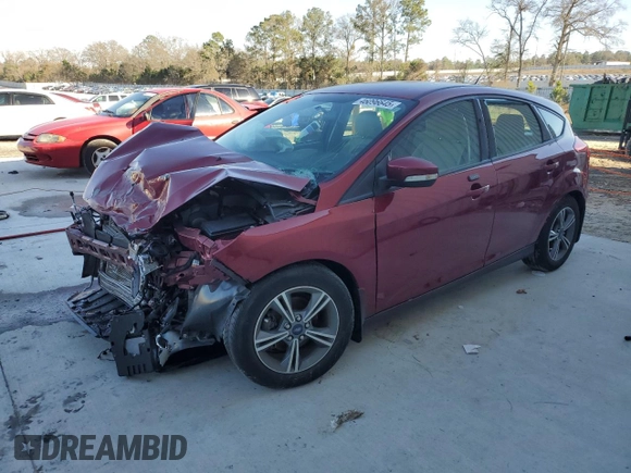 2016 Ford Focus SE with VIN 1FADP3KE9GL210781, listed as a Copart auction lot 46096645 with 39,703 mi miles and Salvage Title. Bid and sale history available at carsss.com. Image 1.