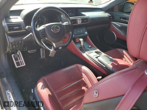 2016 Lexus RC 350 F Sport with VIN JTHHE5BC2G5014146, listed as a Copart auction lot 60836274 with 96,985 mi miles and Salvage Title. Bid and sale history available at DreamBid. Image 8.