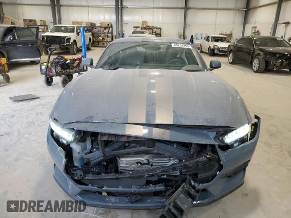 2024 Ford Mustang EcoBoost with VIN 1FA6P8TH6R5127413, listed as a Copart auction lot 49293395 with 14,569 mi miles and Salvage Title. Bid and sale history available at DreamBid. Image 5.