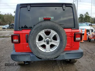 2020 Jeep Wrangler Willys z VIN 1C4GJXAG8LW180801, wystawiony jako Copart lot #87551435 z przebiegiem 71 216 mil mil oraz Szkoda całkowita • Salvage title. Historia ofert i sprzedaży dostępna na DreamBid. Obrazek 6.