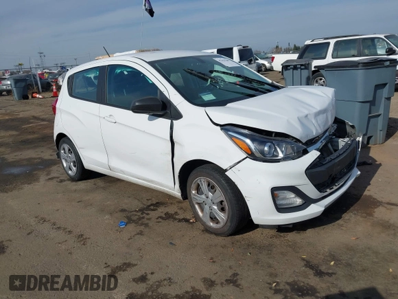 2022 Chevrolet Spark LS with VIN KL8CB6SA3NC036523, listed as a IAAI auction lot 41421387 with 59,801 mi miles and . Bid and sale history available at DreamBid. Image 1.