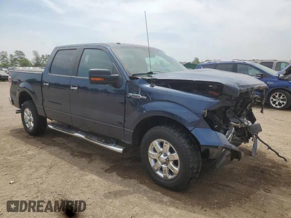 2013 Ford F-150 XL with VIN 1FTFW1EF9DFA51544, listed as a Copart auction lot 59418375 with 181,430 mi miles and Salvage title. Bid and sale history available at DreamBid. Image 4.