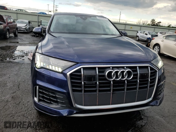 2023 Audi Q7 Premium Plus with VIN WA1LXBF78PD016100, listed as a Copart auction lot 55803915 with 21,947 mi miles and Salvage title. Bid and sale history available at DreamBid. Image 5.