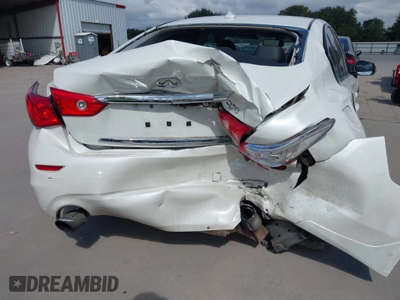 2017 Infiniti Q50 Signature Edition with VIN JN1EV7AP1HM738909, listed as a IAAI auction lot 40269786 with 81,599 mi miles and . Bid and sale history available at DreamBid. Image 6.