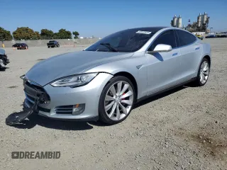 2016 Tesla Model S 90D with VIN 5YJSA1E4XGF115997, listed as a Copart auction lot 60933525 with Not provided miles and Salvage title. Bid and sale history available at DreamBid. Image 1.