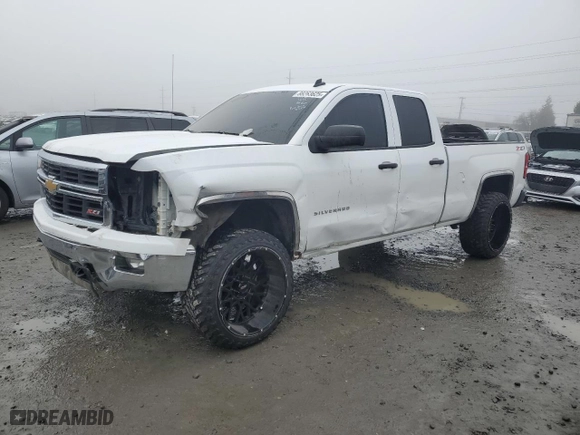2014 Chevrolet Silverado 1500 LT with VIN 1GCVKREC2EZ343290, listed as a Copart auction lot 88263625 with NaN miles and Salvage Title. Bid and sale history available at carsss.com. Image 1.