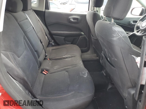 2017 Jeep Compass Sport с VIN 3C4NJCAB6HT659753, выставлен на аукционе Copart как лот 56178755 с пробегом 81 619 миль миль и Списание • Salvage title. История ставок и продаж доступна на DreamBid. Изображение 11.