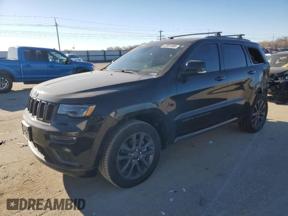 2019 Jeep Grand Cherokee Overland with VIN 1C4RJFCT4KC563230, listed as a Copart auction lot 42061085 with 50,712 mi miles and Salvage Title. Bid and sale history available at carsss.com. Image 1.