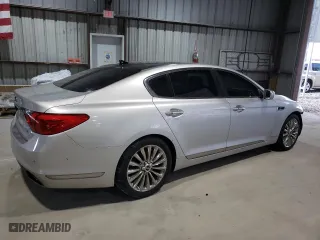 2015 Kia K900 Luxury with VIN KNALW4D41F6021149, listed as a Copart auction lot 73478984 with 114,337 mi miles and Salvage Title. Bid and sale history available at carsss.com. Image 3.