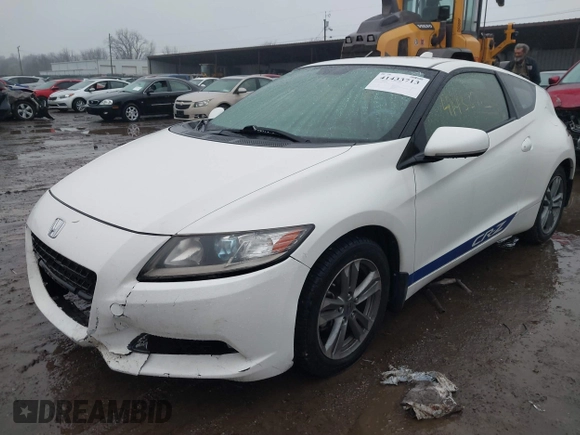 2013 Honda CR-Z with VIN JHMZF1D42DS000230, listed as a IAAI auction lot 41433713 with 128,887 mi miles. Bid and sale history available at carsss.com. Image 2.