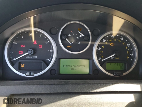 2007 Land Rover Range Rover Sport HSE with VIN SALSK25417A992754, listed as a Copart auction lot 54799865 with 175,208 mi miles and Salvage title. Bid and sale history available at DreamBid. Image 9.