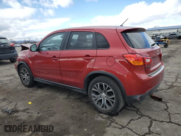 2016 Mitsubishi Outlander Sport 2.4 SE with VIN JA4AP3AW1GZ024117, listed as a Copart auction lot 42143745 with 87,912 mi miles and Salvage Title. Bid and sale history available at carsss.com. Image 2.