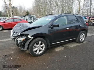 2009 Nissan Murano SL with VIN JN8AZ18W69W137547, listed as a Copart auction lot 47705875 with 136,491 mi miles and Salvage Title. Bid and sale history available at carsss.com. Image 1.