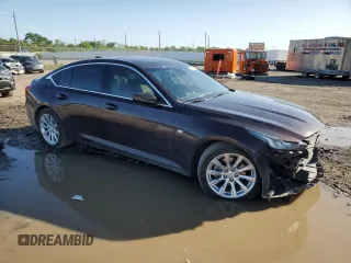 2021 Cadillac CT5 Luxury with VIN 1G6DW5RK7M0115110, listed as a Copart auction lot 51435825 with 63,024 mi miles and Salvage title. Bid and sale history available at DreamBid. Image 4.