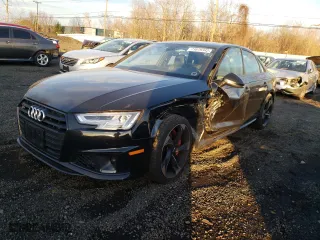 2019 Audi S4 Premium Plus with VIN WAUB4AF44KA012997, listed as a Copart auction lot 71679342 with 62,365 mi miles. Bid and sale history available at carsss.com. Image 1.