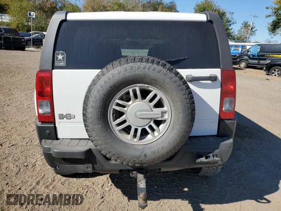 2009 Hummer H3 SUV Luxury with VIN 5GTEN13E698110109, listed as a Copart auction lot 75232484 with 0 mi miles and Clean Title. Bid and sale history available at carsss.com. Image 6.