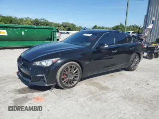 2019 Infiniti Q50 Red Sport 400 с VIN JN1FV7AR0KM800846, выставлен на аукционе Copart как лот 51467255 с пробегом 115 293 миль миль и На запчасти • Non repairable. История ставок и продаж доступна на DreamBid. Изображение 1.