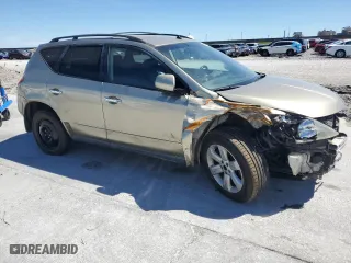 2007 Nissan Murano SL with VIN JN8AZ08T97W522355, listed as a Copart auction lot 48253575 with 127,030 mi miles and Salvage Title. Bid and sale history available at carsss.com. Image 4.