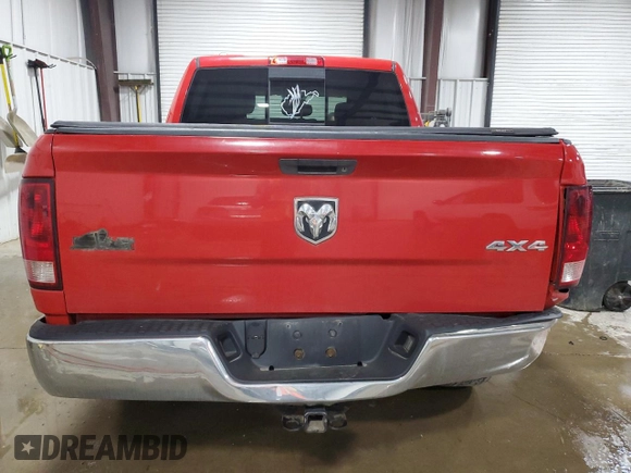 2014 Ram 1500 Big Horn with VIN 1C6RR7LG6ES194163, listed as a Copart auction lot 55963165 with 195,173 mi miles and Salvage title. Bid and sale history available at DreamBid. Image 6.