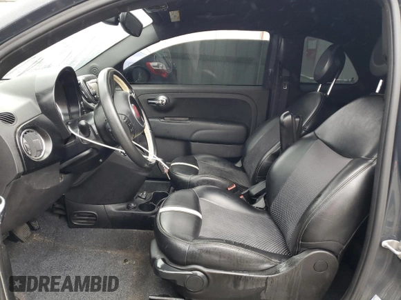 2017 FIAT 500e with VIN 3C3CFFGE6HT565517, listed as a Copart auction lot 51302555 with 69,203 mi miles and Clean Title. Bid and sale history available at carsss.com. Image 7.