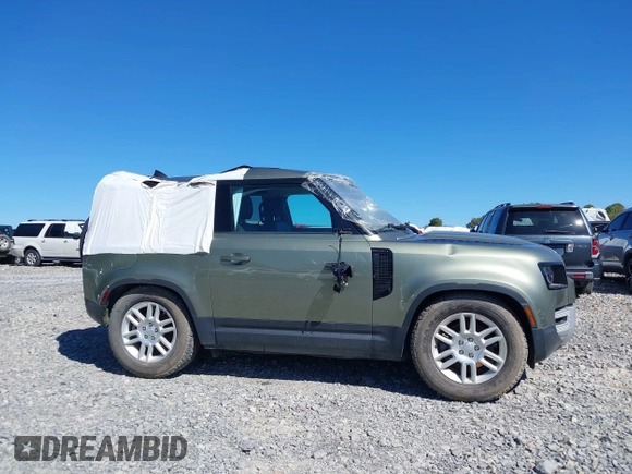2023 Land Rover Defender S with VIN SALEJ6EX7P2143210, listed as a IAAI auction lot 36320493 with 3,186 mi miles and . Bid and sale history available at DreamBid. Image 13.