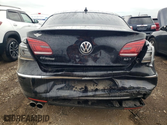 2015 Volkswagen CC R-Line with VIN WVWBP7AN1FE801216, listed as a Copart auction lot 67733404 with 48,394 mi miles and Salvage Title. Bid and sale history available at carsss.com. Image 6.