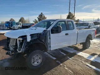 2021 Ford Super Duty F-250 SRW XL with VIN 1FT7X2BN7MED47932, listed as a Copart auction lot 82804414 with 0 mi miles and Salvage Title. Bid and sale history available at carsss.com. Image 1.