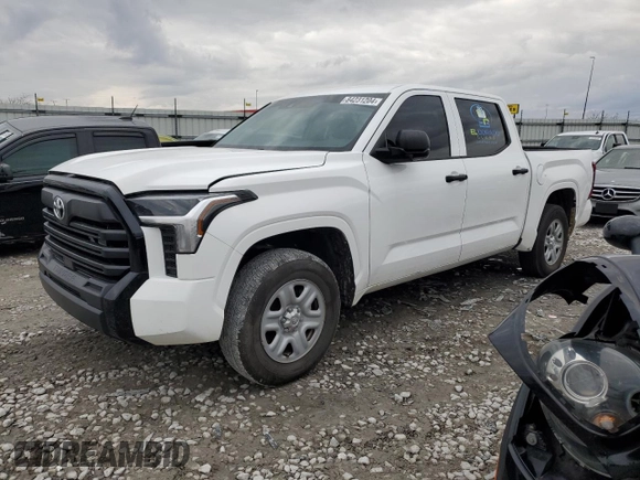 2024 Toyota Tundra 2WD SR with VIN 5TFKB5AB6RX035856, listed as a Copart auction lot 50875855 with 23,729 mi miles and Salvage Title. Bid and sale history available at carsss.com. Image 1.