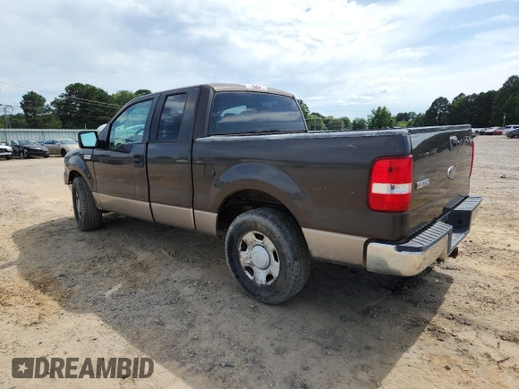 2005 Ford F-150 XLT with VIN 1FTRX12565KB21614, listed as a Copart auction lot 61488075 with 202,747 mi miles and Salvage title. Bid and sale history available at DreamBid. Image 2.