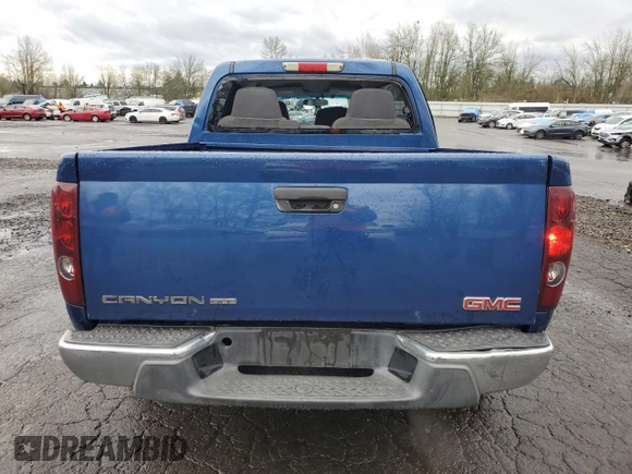 2005 GMC Canyon 1SE SLE Z71 with VIN 1GTDS136658213688, listed as a Copart auction lot 46494885 with 162,209 mi miles and Salvage Title. Bid and sale history available at carsss.com. Image 6.